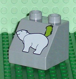 Lego Duplo dierentuin blokje met ijsbeer