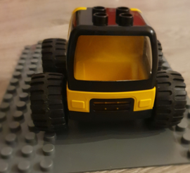 Lego duplo truck zwart/geel los