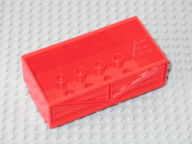 Lego Duplo trein wagon rood