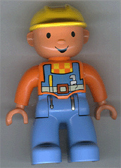 Bob de Bouwer overall en oranje armen (nieuw model) 47394pb029