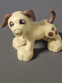 Lego Duplo  hondje met bruine stippen B-KEUZE