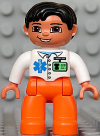 Lego Duplo ziekenhuis - ambulance broeder