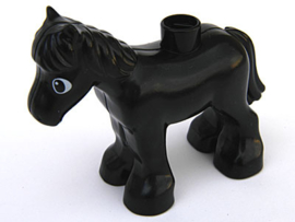 LEGO DUPLO paard veulen zwart