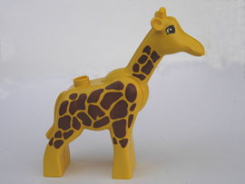 Lego Duplo dieren : Giraffe volwassen oude model 2259c01pb02