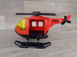 Lego Duplo grote rode brandweerhelikopter