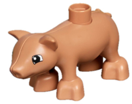 Lego Duplo dieren : varken biggetje  pig03pb01