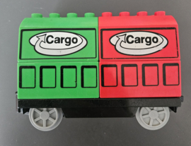 Lego Duplo trein wagon met cargo bakken