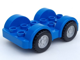 Duplo auto basis 2 x 6 blauw