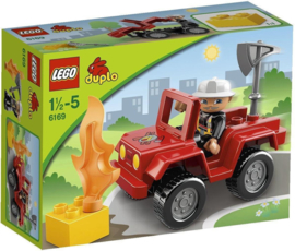 Lego Duplo brandweercommandant 6169 Quad met doos
