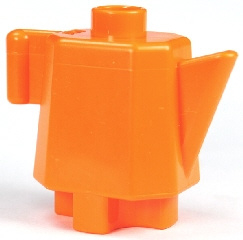 Lego Duplo koffie of theepot oranje