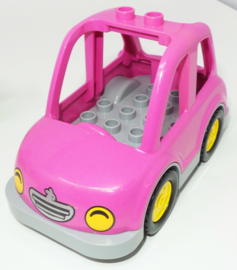 Lego Duplo auto donker roze