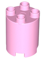 Duplo blokken 2x2x2 licht roze 98225