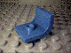 Lego Duplo stoel blauw retro 4839