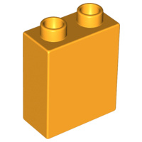 Lego Duplo blokken bouwstenen 1x2x2 licht oranje