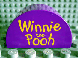 Lego Duplo steen 2x4x2  Winnie de Pooh  31213px01