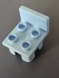 Lego Duplo onderdelen : stoel licht blauw 6478 b-keuze