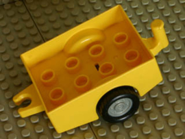 Lego Duplo gele bak aanhanger