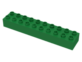 Duplo blokken : 2x10 duplo blokje groen