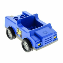 Lego Duplo Postwagen blauw 2218c04pb02
