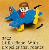 LEGO DUPLO Klein Vliegtuig met Piloot 2622