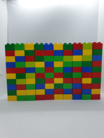 100 Blokken diverse kleuren