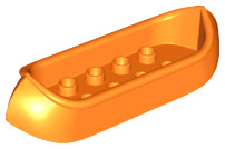 Lego Duplo kano oranje nieuw