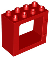 Lego Duplo Raam frame rood nieuw