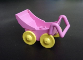 Lego Duplo kinderwagen roze 4077c01