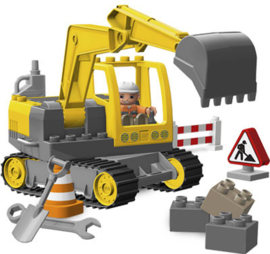 tekort Uitgaan van schotel Duplo grote graafmachine 4986 | Bouw & Transport | Tweemaal Lego Duplo