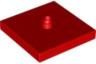 Duplo draaitafel 4 x 4 Base, verzonken oppervlak rood - nieuw 92005