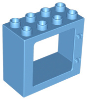 Lego Duplo Raam frame midden blauw