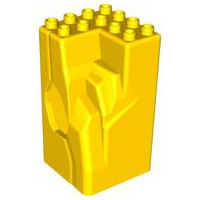 Duplo rots 4x4x6 geel