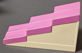 Lego Duplo dak aflopend roze 17 2x6 b-keuze