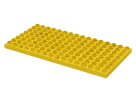 Lego Duplo bouwplaat 8x16 geel