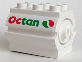 LEGO Duplo Container Water Container met Octan Logo 429pb01