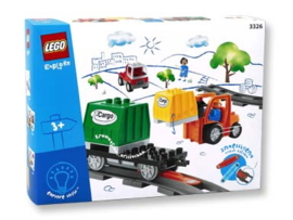 Lego Duplo intellitrein actiesteen codesteen met achteruit patroon