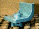 Lego Duplo stoel   Maersk Blue retro 4839