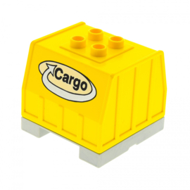 Lego Duplo gele cargocontainer
