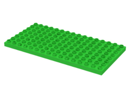 Lego Duplo bouwplaat 8x16 licht groen 6490