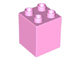 Lego Duplo blokken : 2x2x2 licht roze 31110