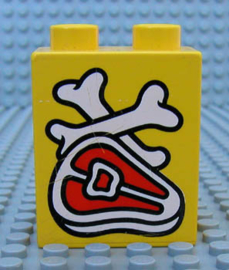 Lego Duplo vlees blokje 4066pb012