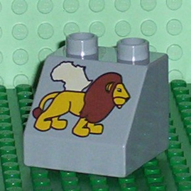 Lego Duplo dierentuin blokje met leeuw