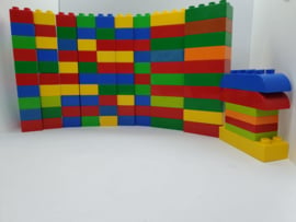 ring beoefenaar Sturen 100 Losse Lego Duplo blokken diverse kleuren en maten | Duplo blokken -  Bouwstenen | Tweemaal Lego Duplo
