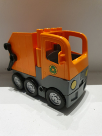 Lego Duplo vuilniswagen oranje  los (5637)