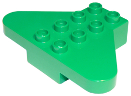 Duplo, Steen 2 x 4 groen met vleugels