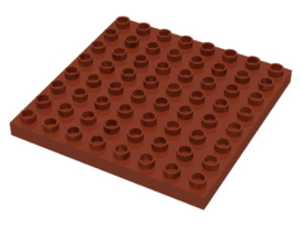 Lego Duplo bouwplaat 8x8 bruin b-keuze