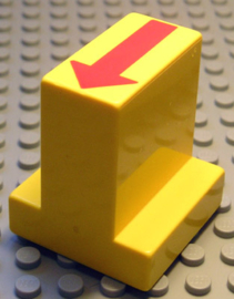 Duplo blok 2x2x2 met 1x2 bovenkant - wissel knop 6442pb01