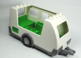 Lego Duplo Camper aanhangwagen zonder achterklepje 89198c01
