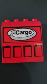 Lego Duplo rode 2-delige cargocontainer