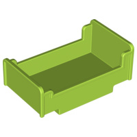 Lego Duplo bed Lime 4895